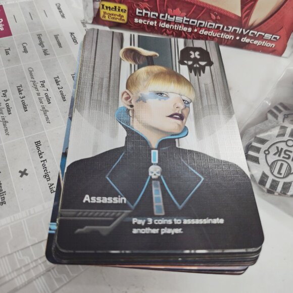 Coup: The Dystopian Universe Card Game by Indie Boards and Cards - Picture 3 of 5